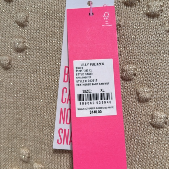 Lilly Pulitzer Kippa sweater - Picture 2 of 2